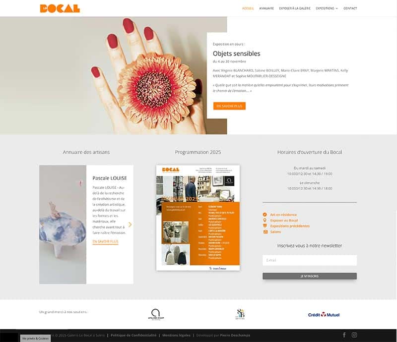 galerielebocal-accueil Galerie Le Bocal - accueil entier